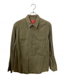 SUPREME（シュプリーム）の古着「長袖シャツ」｜オリーブ