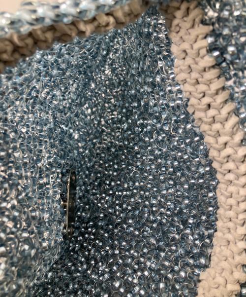 ANTEPRIMA（アンテプリマ）ANTEPRIMA (アンテプリマ) ワイヤーバッグ　ブルー ブルーの古着・服飾アイテム