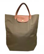 LONGCHAMPロンシャン）の古着「トートバッグ」｜オリーブ