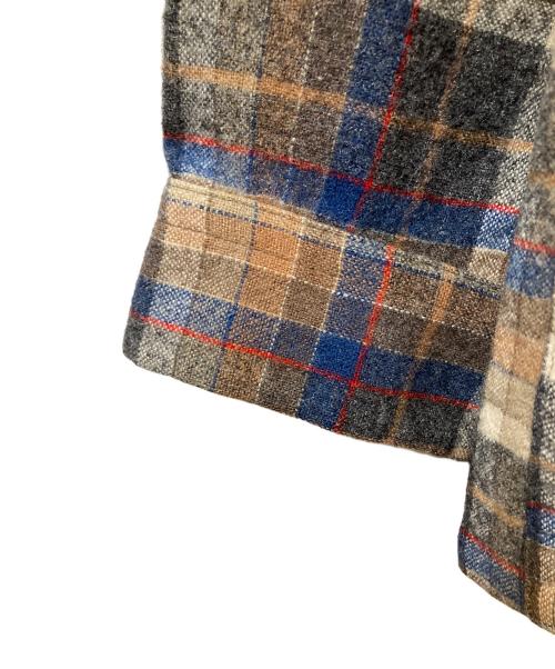 PENDLETON（ペンドルトン）PENDLETON (ペンドルトン) 長袖チェックシャツ ブルー×ブラウン ブルー×ブラウン サイズ:Mの古着・服飾アイテム