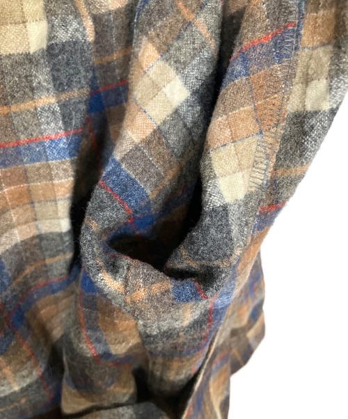 PENDLETON（ペンドルトン）PENDLETON (ペンドルトン) 長袖チェックシャツ ブルー×ブラウン ブルー×ブラウン サイズ:Mの古着・服飾アイテム