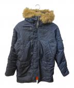 ALPHAアルファ）の古着「N-3Bタイプコート」｜ネイビー