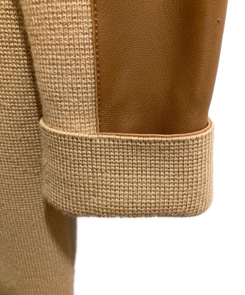 TORY BURCH（トリーバーチ）TORY BURCH (トリーバーチ) ニットコート ブラウン ベージュ サイズ:ＸＳの古着・服飾アイテム