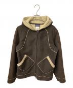 Patagoniaパタゴニア）の古着「裏ボアフーデッドジャケット ブラウン」｜ブラウン