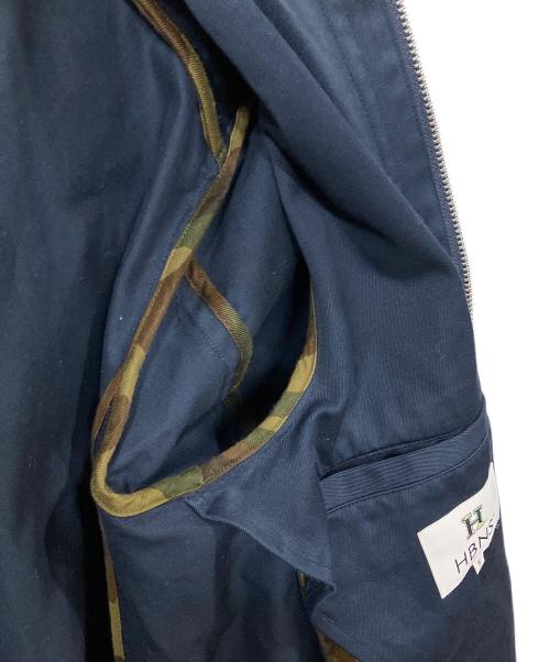 HBNS（ハバノス）HBNS (ハバノス) ジップアップコート ネイビー ネイビー サイズ:Sの古着・服飾アイテム