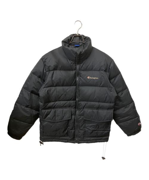 Champion（チャンピオン）Champion (チャンピオン) ダウンジャケット ブラック ブラック サイズ:Lの古着・服飾アイテム