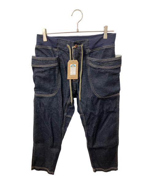 GO HEMP（ゴーヘンプ）GO HEMP (ゴーヘンプ) ベンダー テーパード スリムパンツ ジーンズ Gパン ブルー サイズ:w32 未使用品の古着・服飾アイテム