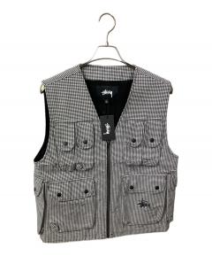 中古・古着通販】stussy (ステューシー) STRIPED SHERPA VEST