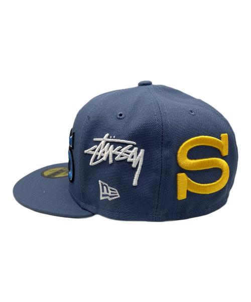 New Era（ニューエラ）New Era (ニューエラ) stussy (ステューシー) new era ×stussy コラボキャップ ネイビー 未使用品の古着・服飾アイテム