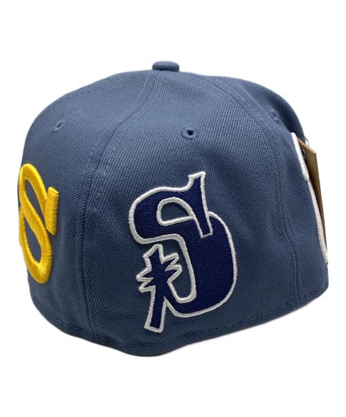 New Era（ニューエラ）New Era (ニューエラ) stussy (ステューシー) new era ×stussy コラボキャップ ネイビー 未使用品の古着・服飾アイテム