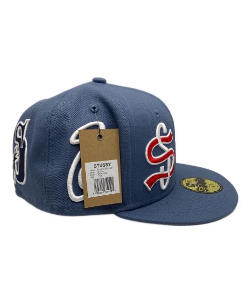 New Era（ニューエラ）New Era (ニューエラ) stussy (ステューシー) new era ×stussy コラボキャップ ネイビー 未使用品の古着・服飾アイテム
