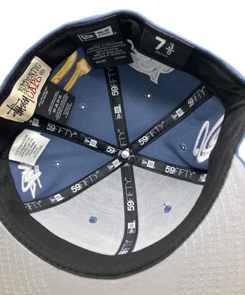 New Era（ニューエラ）New Era (ニューエラ) stussy (ステューシー) new era ×stussy コラボキャップ ネイビー 未使用品の古着・服飾アイテム