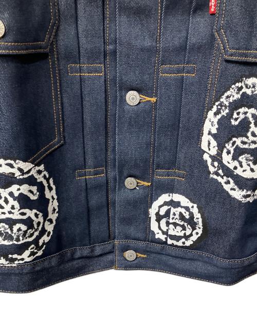 LEVI'S（リーバイス）LEVI'S (リーバイス) Denim Tears (デニムティアーズ) stussy (ステューシー) STUSSY TEARS TYPE-2 RAW ネイビー サイズ:M 未使用品の古着・服飾アイテム