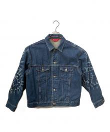 SUPREME（シュプリーム）の古着「Shibori Denim Trucker jacket 23ss」｜インディゴ