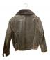URBAN BARON (アーバンバロン) エイジングムートンレザージャケット ブラウン サイズ:XL：15000円