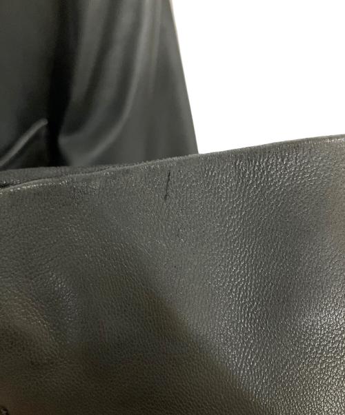 Paul Smith London（ポールスミスロンドン）Paul Smith London (ポールスミスロンドン) ラムレザーテーラードジャケット ブラック サイズ:Mの古着・服飾アイテム