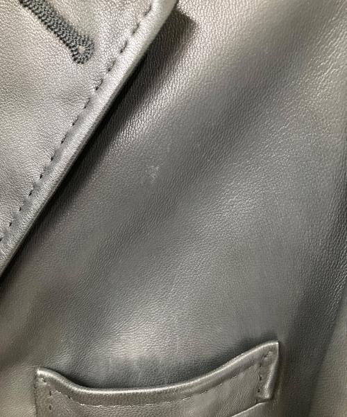 Paul Smith London（ポールスミスロンドン）Paul Smith London (ポールスミスロンドン) ラムレザーテーラードジャケット ブラック サイズ:Mの古着・服飾アイテム