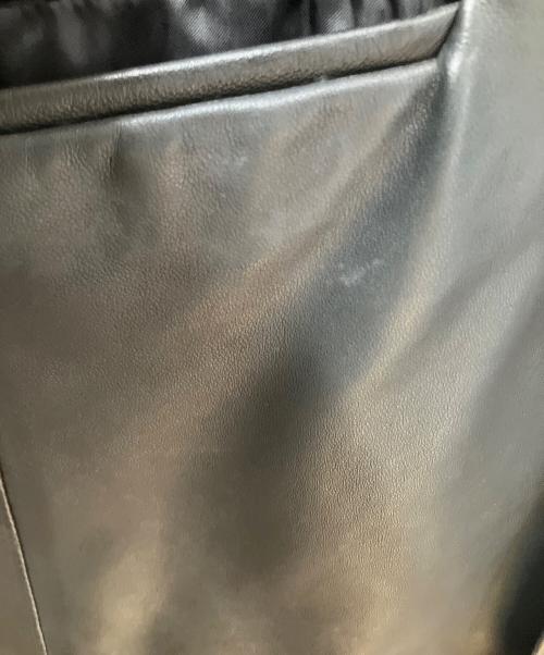 Paul Smith London（ポールスミスロンドン）Paul Smith London (ポールスミスロンドン) ラムレザーテーラードジャケット ブラック サイズ:Mの古着・服飾アイテム