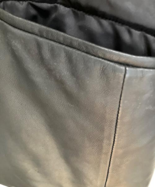 Paul Smith London（ポールスミスロンドン）Paul Smith London (ポールスミスロンドン) ラムレザーテーラードジャケット ブラック サイズ:Mの古着・服飾アイテム