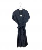 HER LIP TOハーリップトゥ）の古着「DayDreamingLongShirtDress」｜ネイビー
