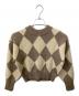 HER LIP TO (ハーリップトゥ) Twinkle Argyle Knit Pullover ベージュ サイズ:S：6000円