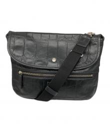 Daniel&Bob（ダニエル＆ボブ）の古着「レザーショルダーバッグ」｜ブラック