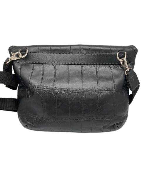 Daniel&Bob（ダニエル＆ボブ）Daniel&Bob (ダニエル＆ボブ) レザーショルダーバッグ ブラックの古着・服飾アイテム