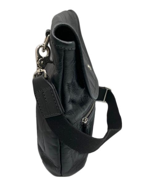 Daniel&Bob（ダニエル＆ボブ）Daniel&Bob (ダニエル＆ボブ) レザーショルダーバッグ ブラックの古着・服飾アイテム