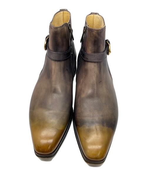 LAVORAZIONE（ラボラツィオーネアルティッジャナーレ）LAVORAZIONE (ラボラツィオーネアルティッジャナーレ) VERO CUOIO LIMITED EDITION ブラック×ベージュ サイズ:38の古着・服飾アイテム