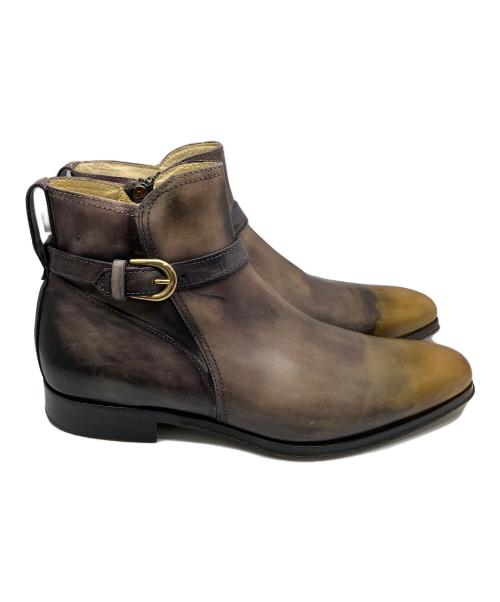 LAVORAZIONE（ラボラツィオーネアルティッジャナーレ）LAVORAZIONE (ラボラツィオーネアルティッジャナーレ) VERO CUOIO LIMITED EDITION ブラック×ベージュ サイズ:38の古着・服飾アイテム