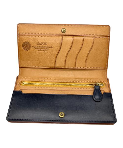 GANZO（ガンゾ）GANZO (ガンゾ) ファスナー小銭入れ付き長財布 ブラックの古着・服飾アイテム