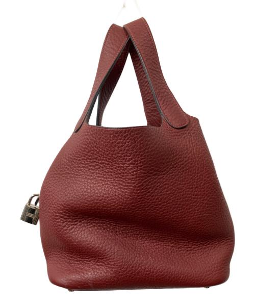 HERMES（エルメス）HERMES (エルメス) ピコタンロックPM レッド レッドの古着・服飾アイテム