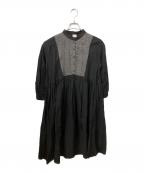 TSUHARU by samansa Mos2ツハル バイ サマンサモスモス）の古着「長袖ワンピース」｜ブラック