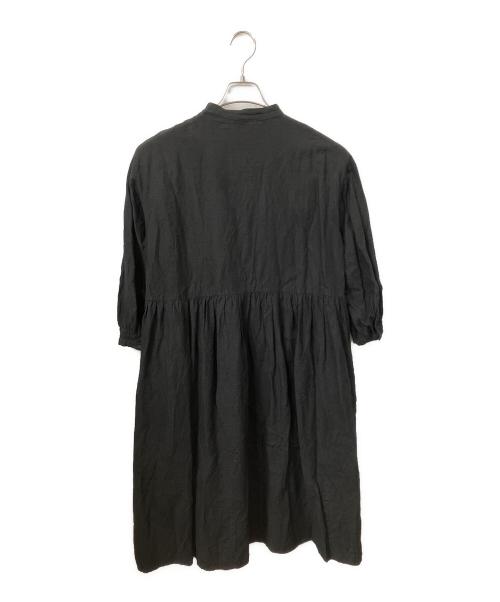 TSUHARU by samansa Mos2（ツハル バイ サマンサモスモス）TSUHARU by samansa Mos2 (ツハル バイ サマンサモスモス) 長袖ワンピース ブラック サイズ:Freeの古着・服飾アイテム