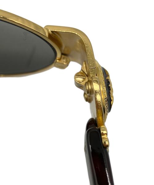GIANNI VERSACE（ジャンニ・ヴェルサーチ）GIANNI VERSACE (ジャンニ・ヴェルサーチ) ヴィンテージサングラス ブラウン×ゴールドの古着・服飾アイテム