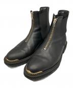 SONSHINBALソンシンバル）の古着「サイドゴアブーツ ブラック」｜ブラック