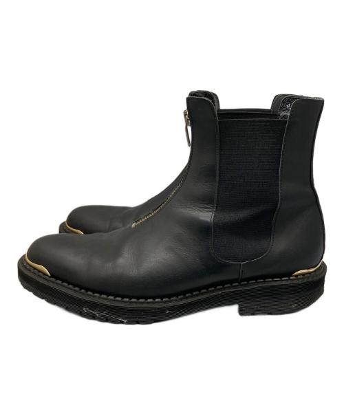 SONSHINBAL（ソンシンバル）SONSHINBAL (ソンシンバル) サイドゴアブーツ ブラック ブラック サイズ:27.5の古着・服飾アイテム