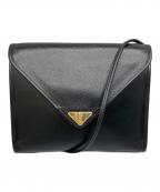 Yves Saint Laurentイヴサンローラン）の古着「オールドショルダーバッグ」｜ブラック