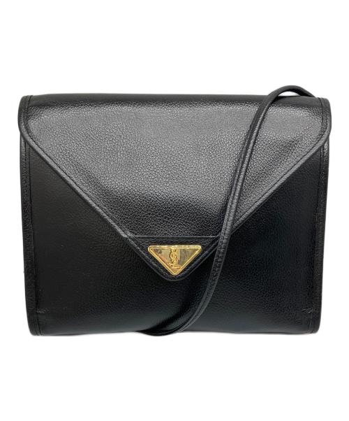 Yves Saint Laurent（イヴサンローラン）Yves Saint Laurent (イヴサンローラン) オールドショルダーバッグ ブラックの古着・服飾アイテム