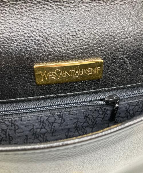 Yves Saint Laurent（イヴサンローラン）Yves Saint Laurent (イヴサンローラン) オールドショルダーバッグ ブラックの古着・服飾アイテム