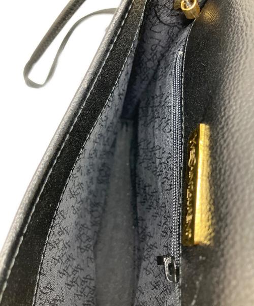 Yves Saint Laurent（イヴサンローラン）Yves Saint Laurent (イヴサンローラン) オールドショルダーバッグ ブラックの古着・服飾アイテム