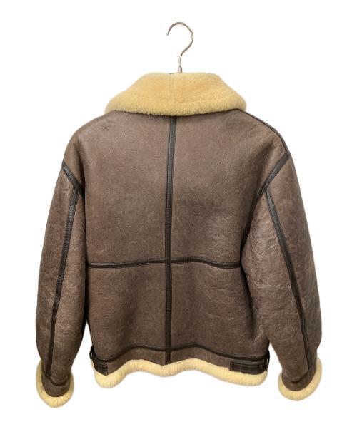 US ARMY（ユーエスアーミー）US ARMY (ユーエスアーミー) B-3 ムートンジャケット ブラウン サイズ:Mの古着・服飾アイテム