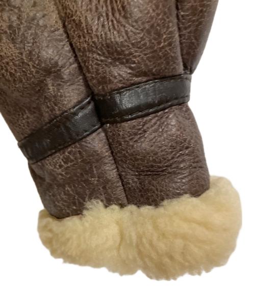 US ARMY（ユーエスアーミー）US ARMY (ユーエスアーミー) B-3 ムートンジャケット ブラウン サイズ:Mの古着・服飾アイテム