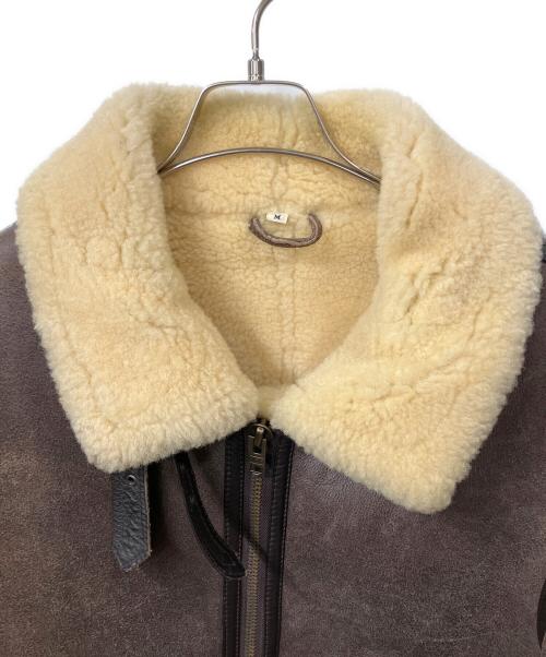 US ARMY（ユーエスアーミー）US ARMY (ユーエスアーミー) B-3 ムートンジャケット ブラウン サイズ:Mの古着・服飾アイテム
