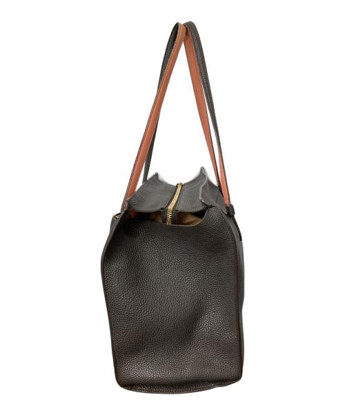 Salvatore Ferragamo（サルヴァトーレ フェラガモ）Salvatore Ferragamo (サルヴァトーレ フェラガモ) ガンチーニトートバッグ ブラウン×ピンクの古着・服飾アイテム