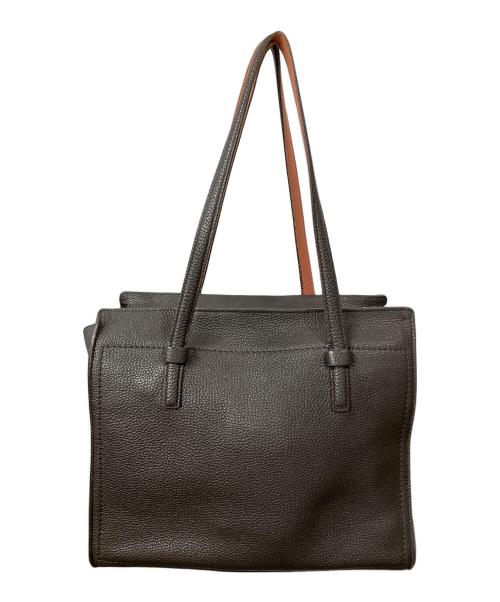 Salvatore Ferragamo（サルヴァトーレ フェラガモ）Salvatore Ferragamo (サルヴァトーレ フェラガモ) ガンチーニトートバッグ ブラウン×ピンクの古着・服飾アイテム