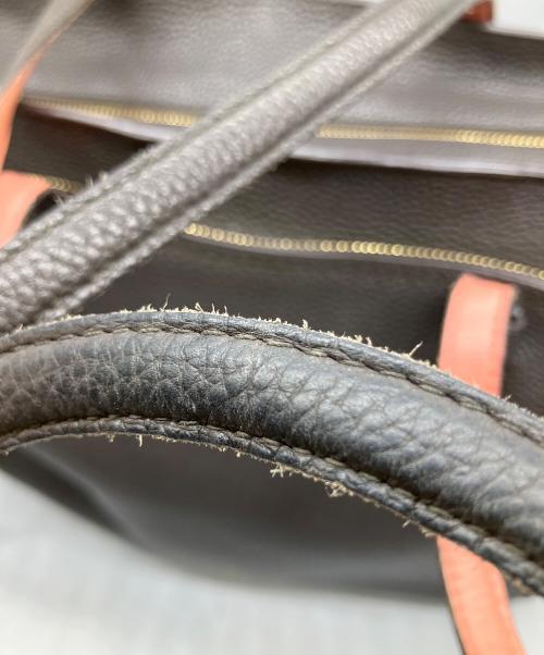 Salvatore Ferragamo（サルヴァトーレ フェラガモ）Salvatore Ferragamo (サルヴァトーレ フェラガモ) ガンチーニトートバッグ ブラウン×ピンクの古着・服飾アイテム