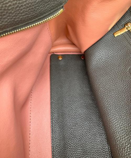 Salvatore Ferragamo（サルヴァトーレ フェラガモ）Salvatore Ferragamo (サルヴァトーレ フェラガモ) ガンチーニトートバッグ ブラウン×ピンクの古着・服飾アイテム