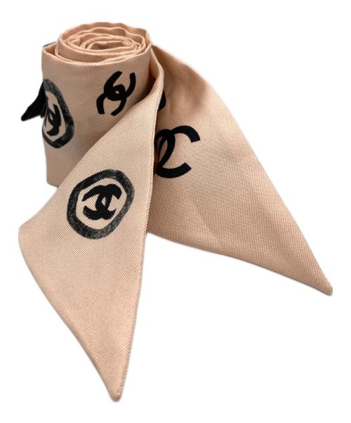 CHANEL（シャネル）CHANEL (シャネル) シルクスカーフ ピンクの古着・服飾アイテム
