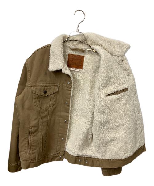 LEVI'S（リーバイス）LEVI'S (リーバイス) シェルパ・トラッカージャケット ブラウン サイズ:Mの古着・服飾アイテム